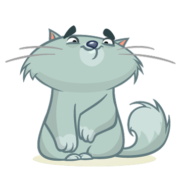 Cartoon Cat Sticker Vol 02 messages sticker-6