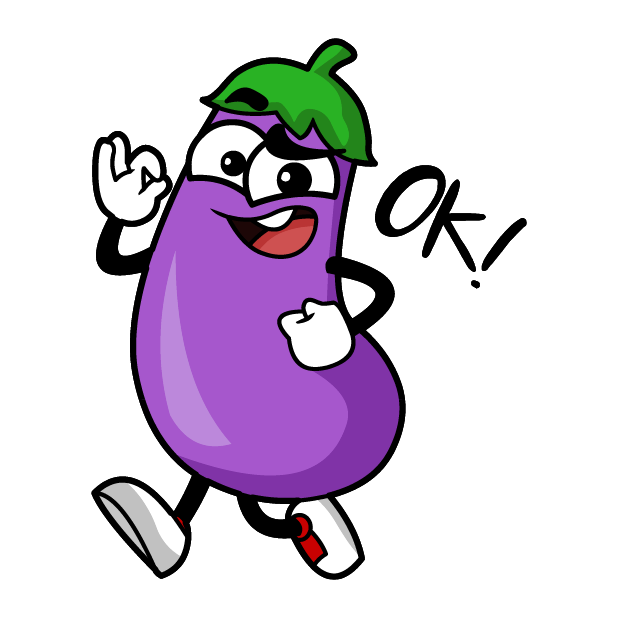 Eggplant Stickers messages sticker-10