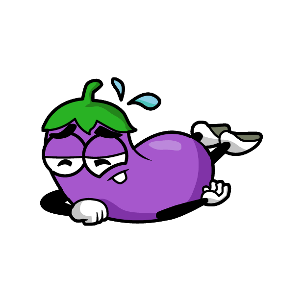 Eggplant Stickers messages sticker-11