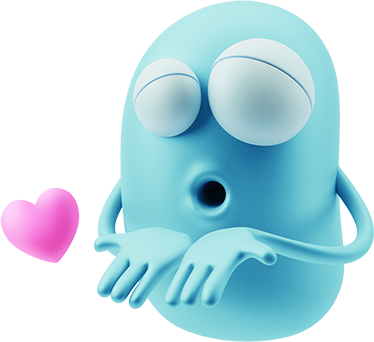 3D Love Colourful Stickers for iMessage messages sticker-4