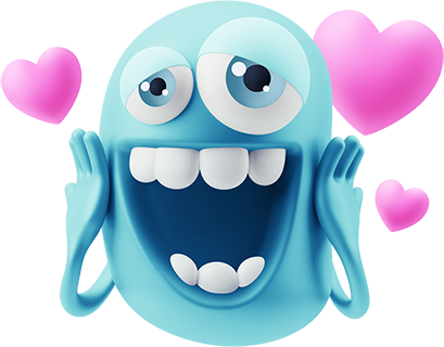 3D Love Colourful Stickers for iMessage messages sticker-7