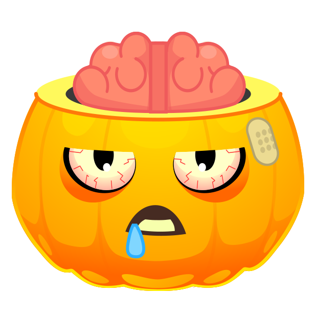 Halloween Pumpkins Emoji messages sticker-0