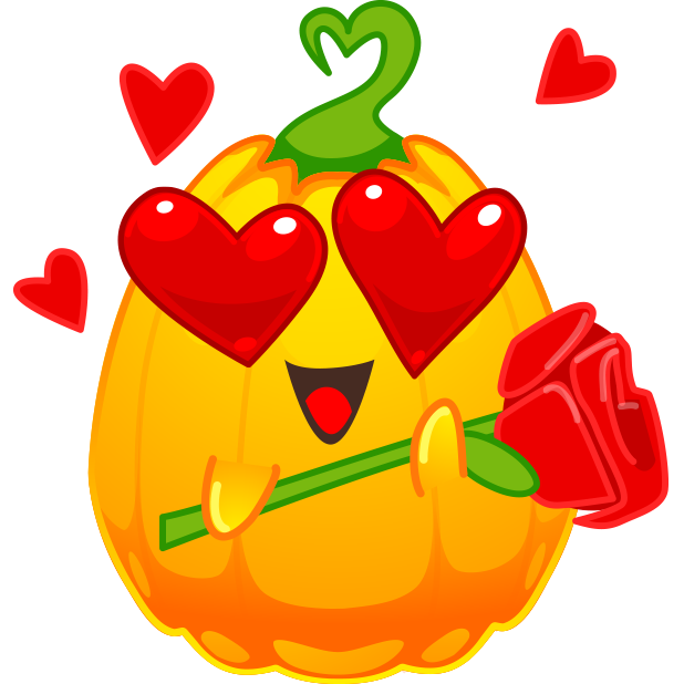 Halloween Pumpkins Emoji messages sticker-1