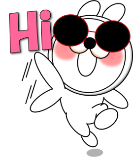 Rabbit or ...? messages sticker-8