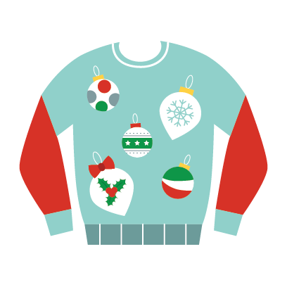Ugly Christmas Sweaters Sticker Pack messages sticker-5