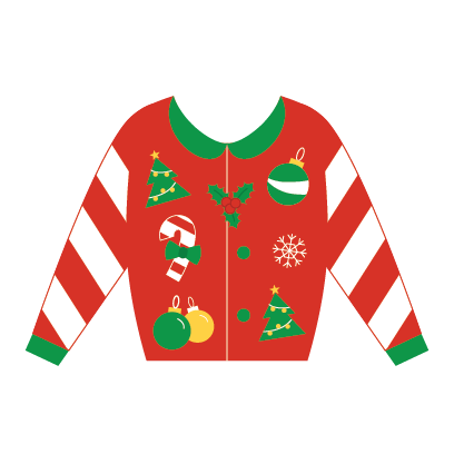 Ugly Christmas Sweaters Sticker Pack messages sticker-1