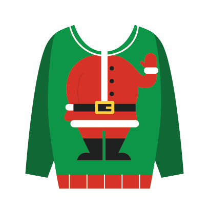 Ugly Christmas Sweaters messages sticker-0