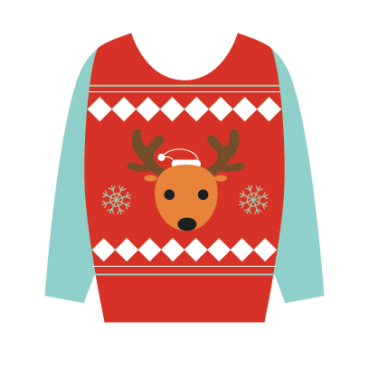 Ugly Christmas Sweaters messages sticker-3