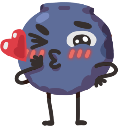 Broccoli & Blueberry messages sticker-0