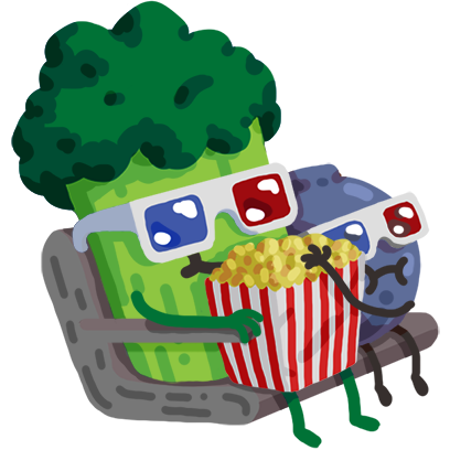 Broccoli & Blueberry messages sticker-4