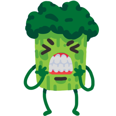 Broccoli & Blueberry messages sticker-1