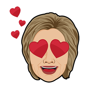 Hillary vs Trump - Stickers for iMessage messages sticker-5