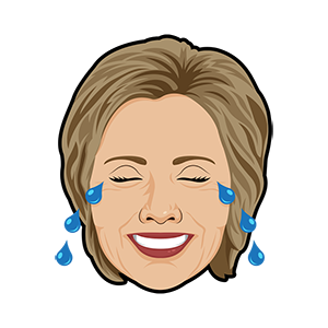Hillary vs Trump - Stickers for iMessage messages sticker-6