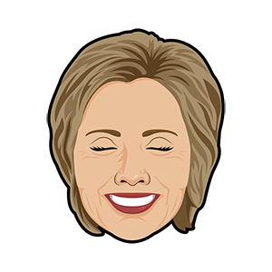 Hillary vs Trump - Stickers for iMessage messages sticker-4