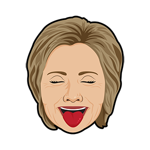Hillary vs Trump - Stickers for iMessage messages sticker-7
