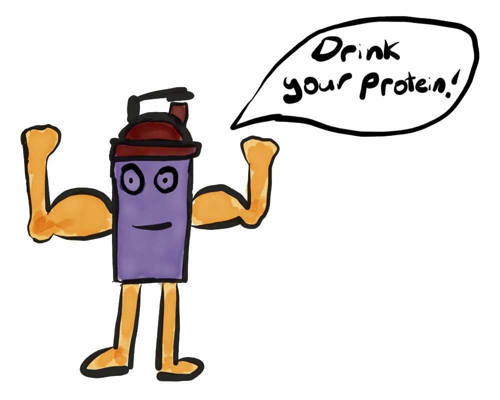 Protein Shaker Says messages sticker-0