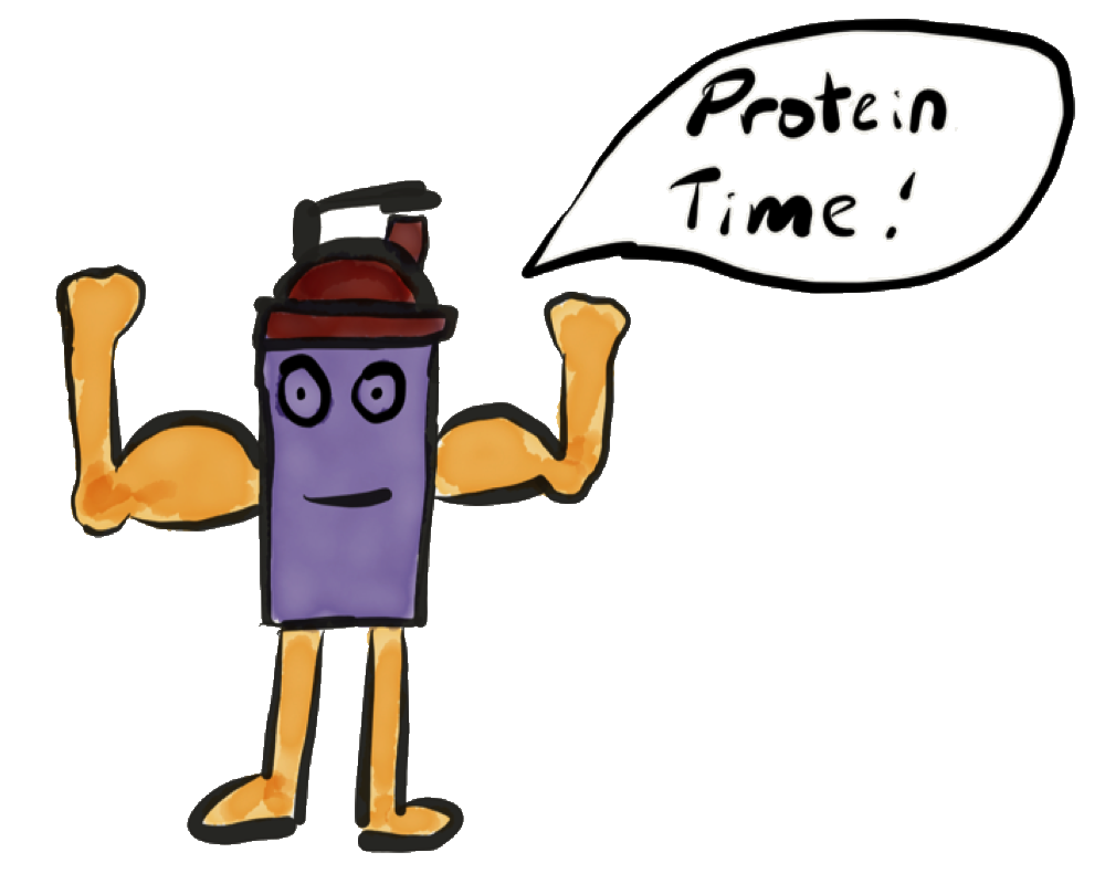 Protein Shaker Says messages sticker-1