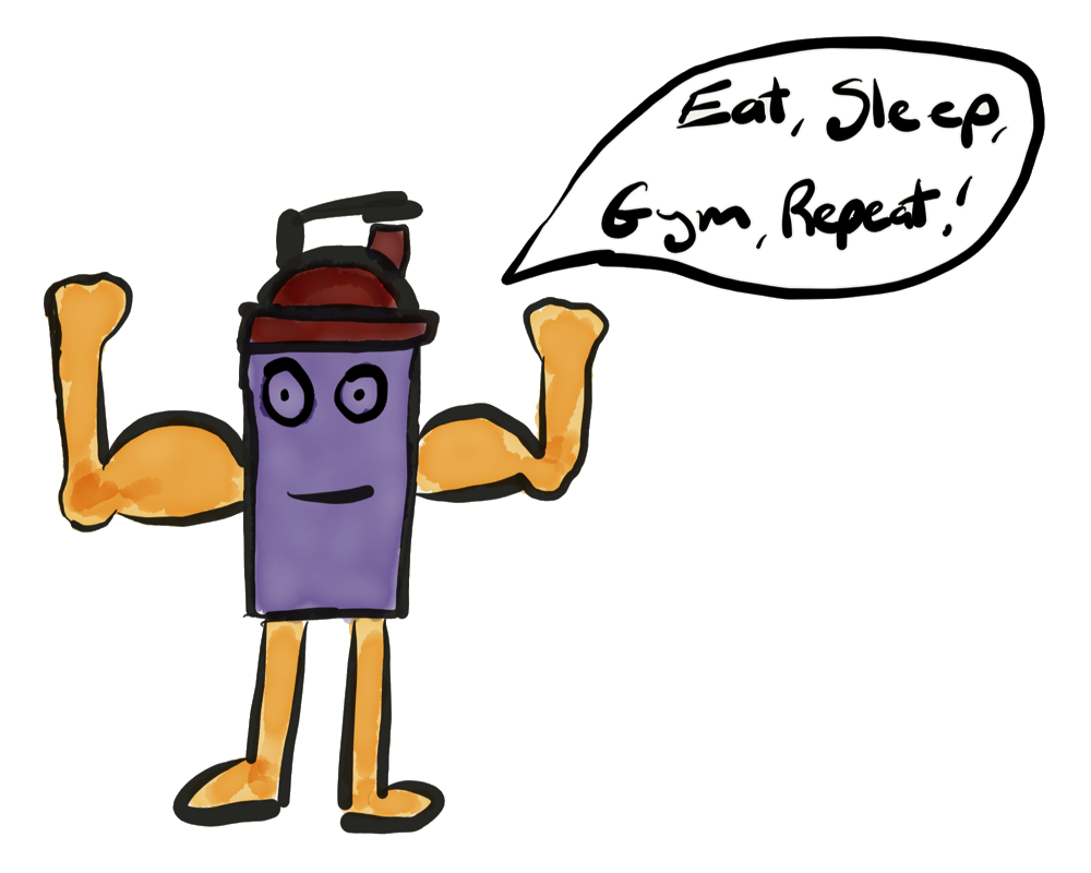Protein Shaker Says messages sticker-3