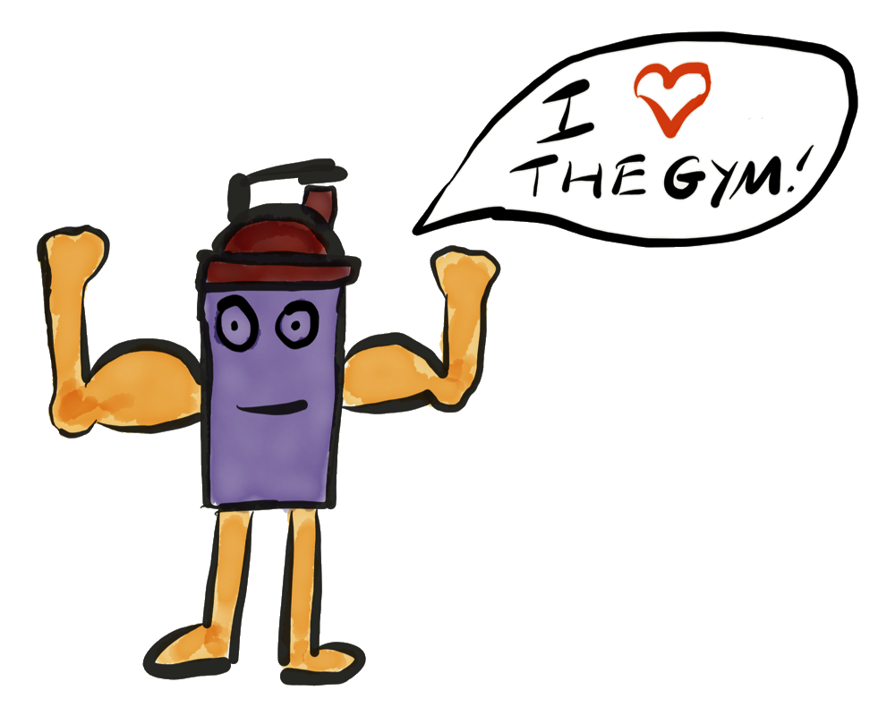 Protein Shaker Says messages sticker-4