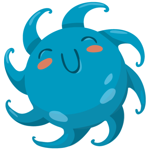 Octo the angry Octopus iMessage stickers messages sticker-5