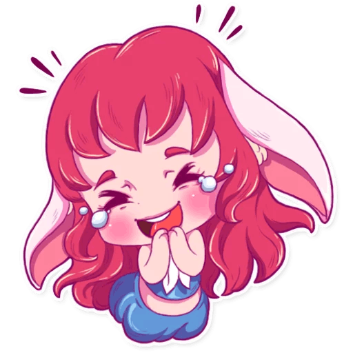 Cute Bunny iMessage stickers messages sticker-1