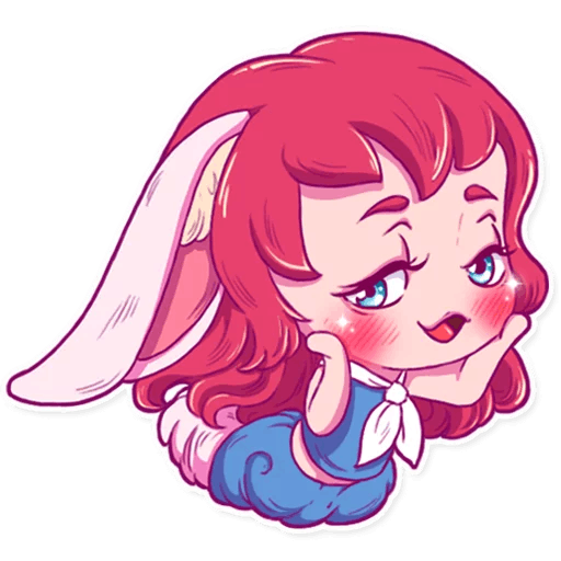 Cute Bunny iMessage stickers messages sticker-8