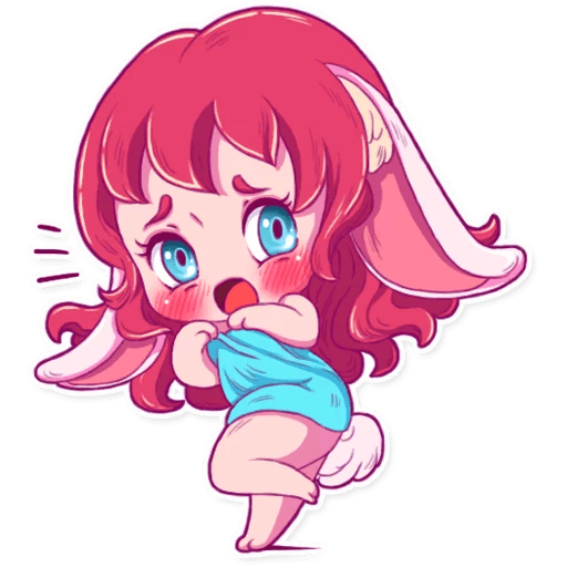 Cute Bunny iMessage stickers messages sticker-7