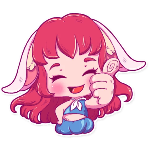 Cute Bunny iMessage stickers messages sticker-3
