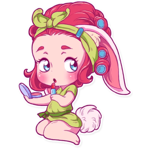 Cute Bunny iMessage stickers messages sticker-11
