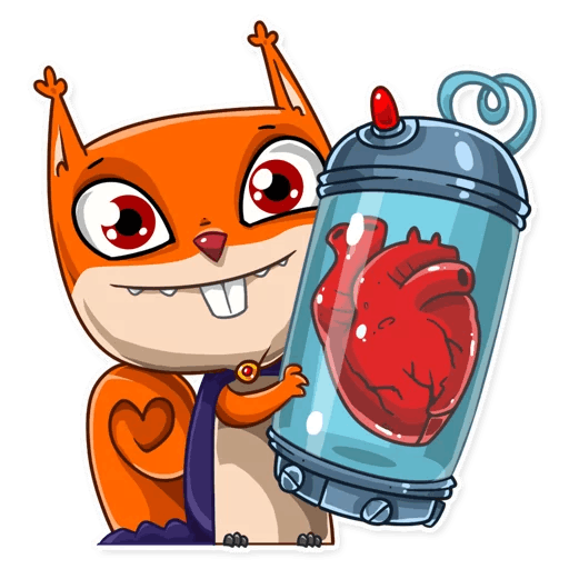Villain Squirrel - Halloween iMessage stickers messages sticker-6