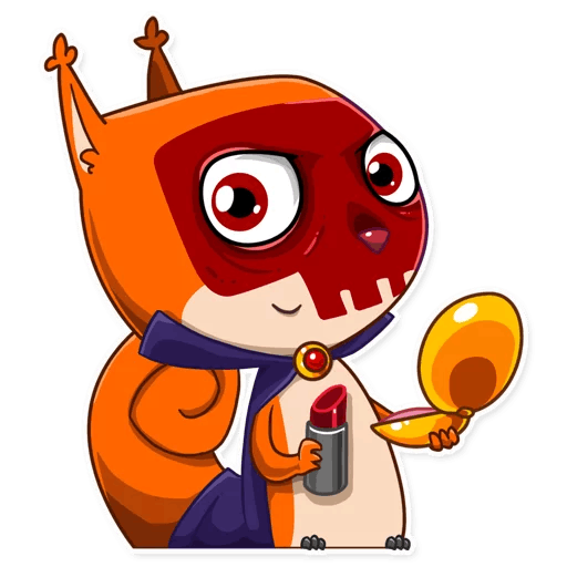 Villain Squirrel - Halloween iMessage stickers messages sticker-0