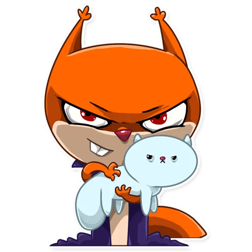 Villain Squirrel - Halloween iMessage stickers messages sticker-1