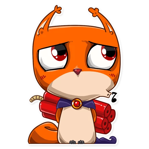 Villain Squirrel - Halloween iMessage stickers messages sticker-2