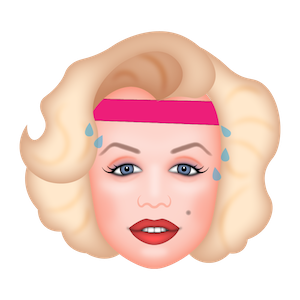 Marilyn Monroeji messages sticker-3