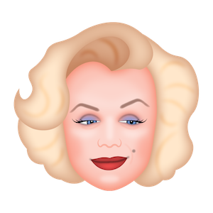 Marilyn Monroeji messages sticker-9