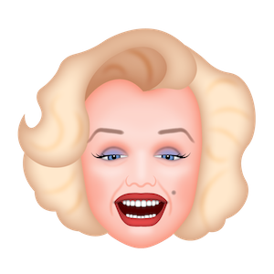 Marilyn Monroeji messages sticker-2