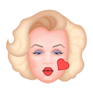 Marilyn Monroeji messages sticker-1