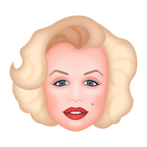 Marilyn Monroeji messages sticker-0