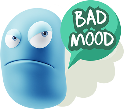 3D Blue Smiley Stickers messages sticker-4