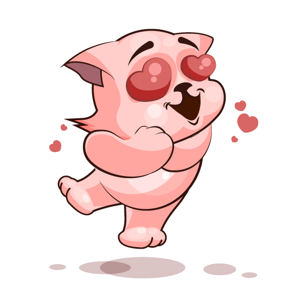 Adorable Cat Emoji Stickers messages sticker-11