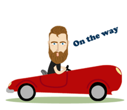 Bearded Hipster messages sticker-3