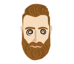 Bearded Hipster messages sticker-4
