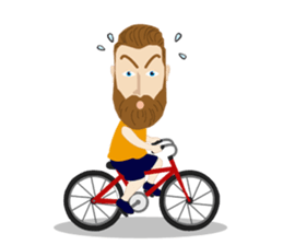Bearded Hipster messages sticker-7