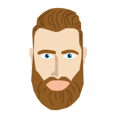 Bearded Hipster messages sticker-11