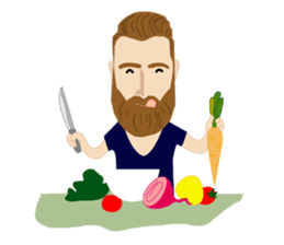 Bearded Hipster messages sticker-9