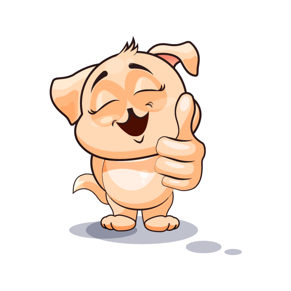 Adorable Dog Emoji Stickers messages sticker-8