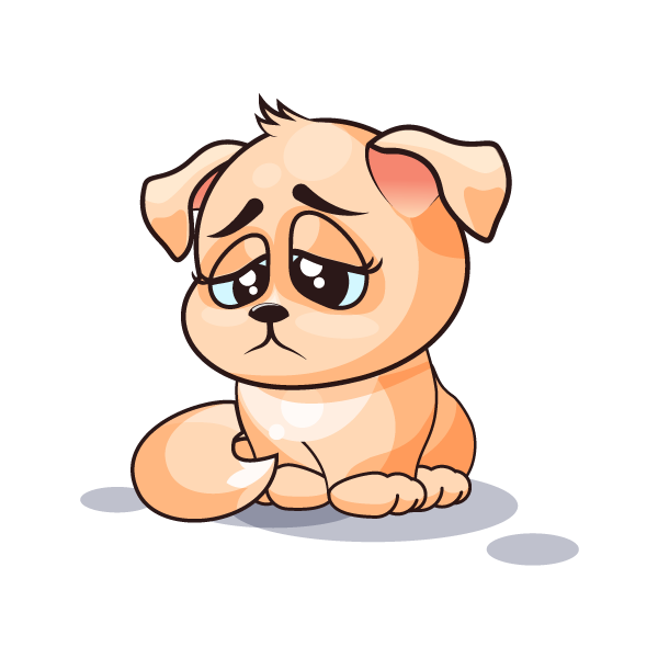 Adorable Dog Emoji Stickers messages sticker-3