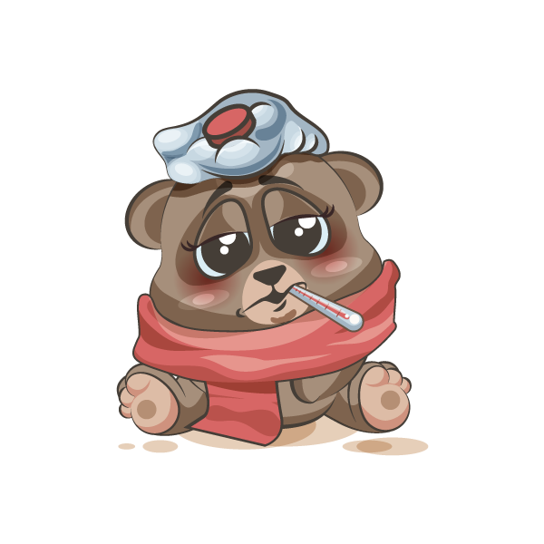 Adorable Bear Emoji Stickers messages sticker-9