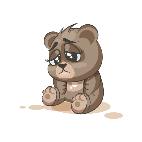 Adorable Bear Emoji Stickers messages sticker-3