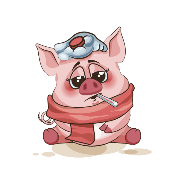 Adorable Pig Emoji Stickers messages sticker-4
